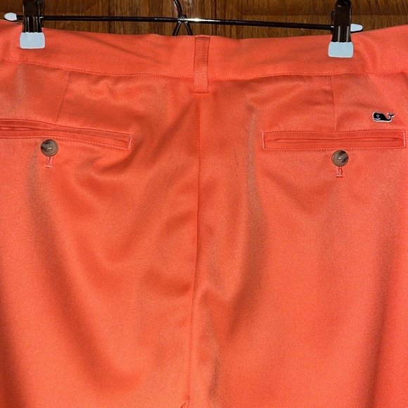 Men’s vineyard vines Links pant, size 36x34, orange color - Picture 3 of 6